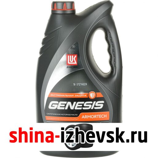 Моторное масло для автомобиля Lukoil Genesis Armortech 5W40 4л в Ижевске